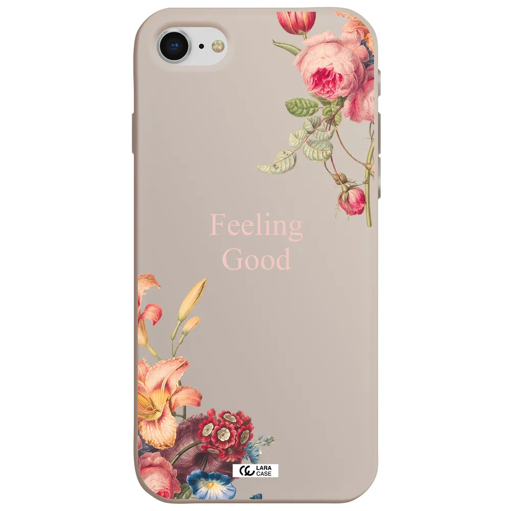 a close-up of flowers Apple iPhone se 2020 Silicone Stone Case