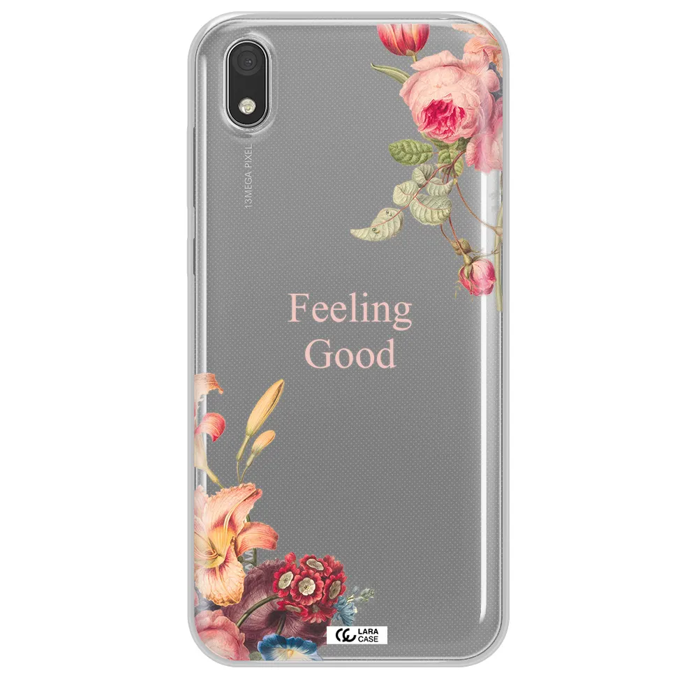 a close-up of flowers Huawei Honor 8S Clear TPU Case