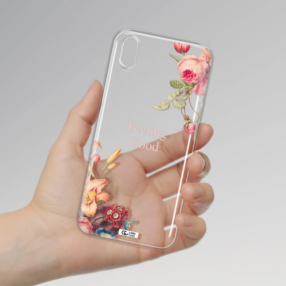 a close-up of flowers Huawei Honor 8S Clear TPU Case