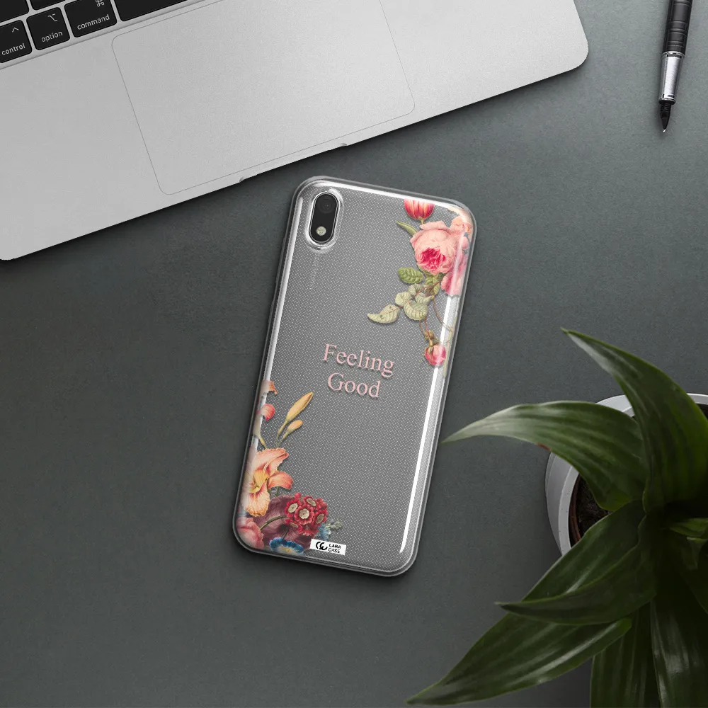 a close-up of flowers Huawei Honor 8S Clear TPU Case
