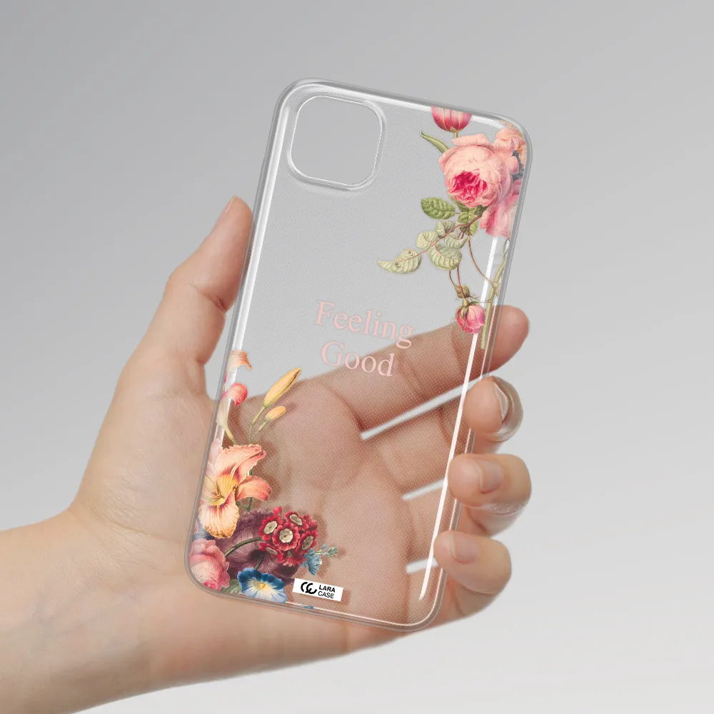 a close-up of flowers Huawei Honor 9S Clear TPU Case