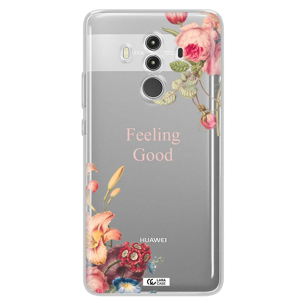 a close-up of flowers Huawei Mate 10 Clear TPU Case