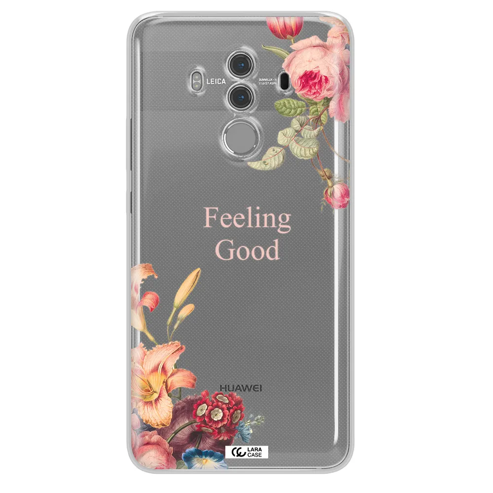 a close-up of flowers Huawei Mate 10 Pro Clear TPU Case