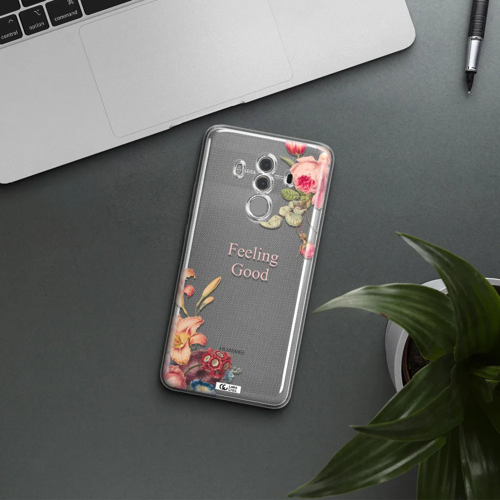 a close-up of flowers Huawei Mate 10 Pro Clear TPU Case