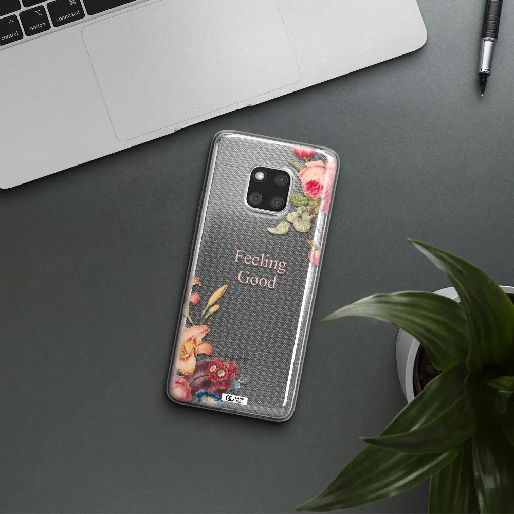 a close-up of flowers Huawei Mate 20 Pro Clear TPU Case