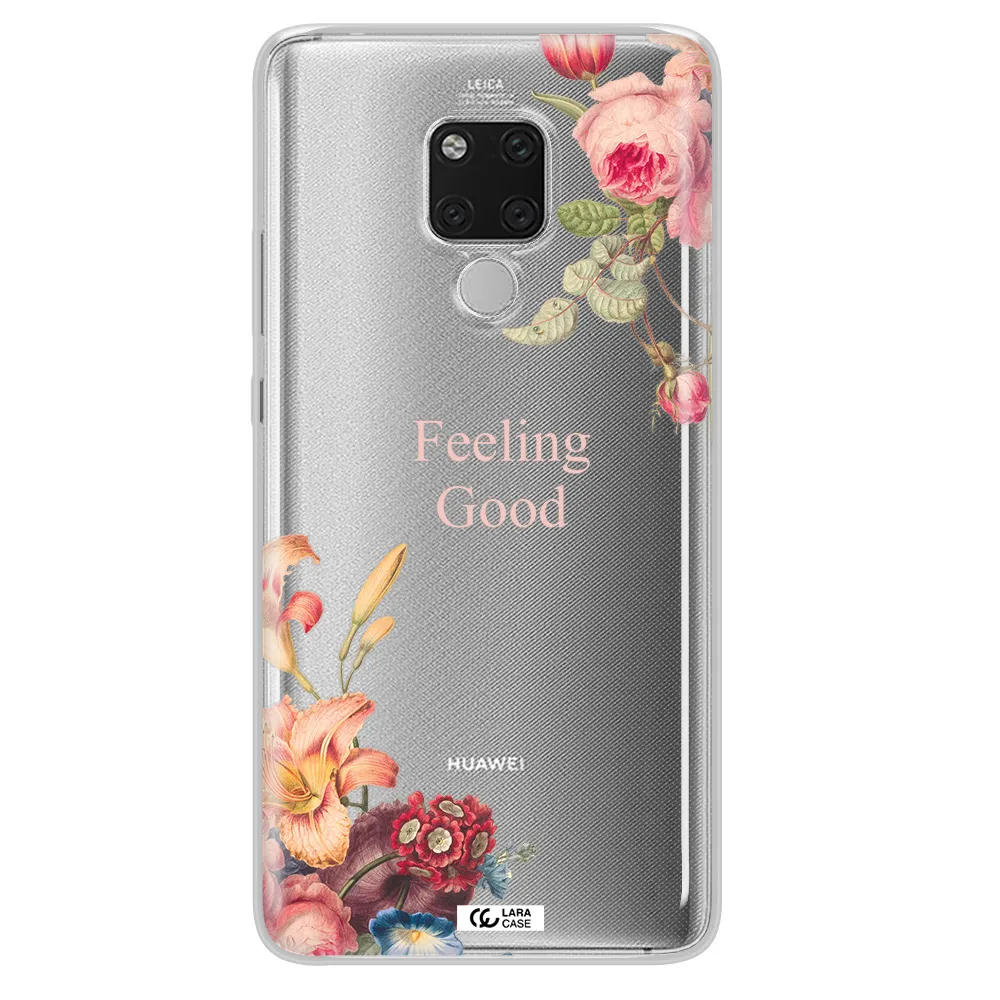a close-up of flowers Huawei Mate 20X Clear TPU Case