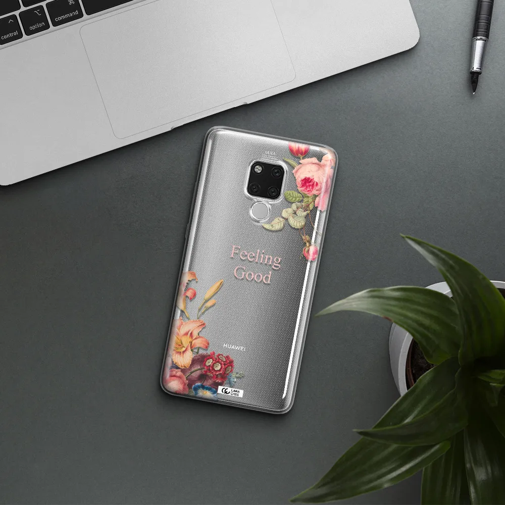 a close-up of flowers Huawei Mate 20X Clear TPU Case