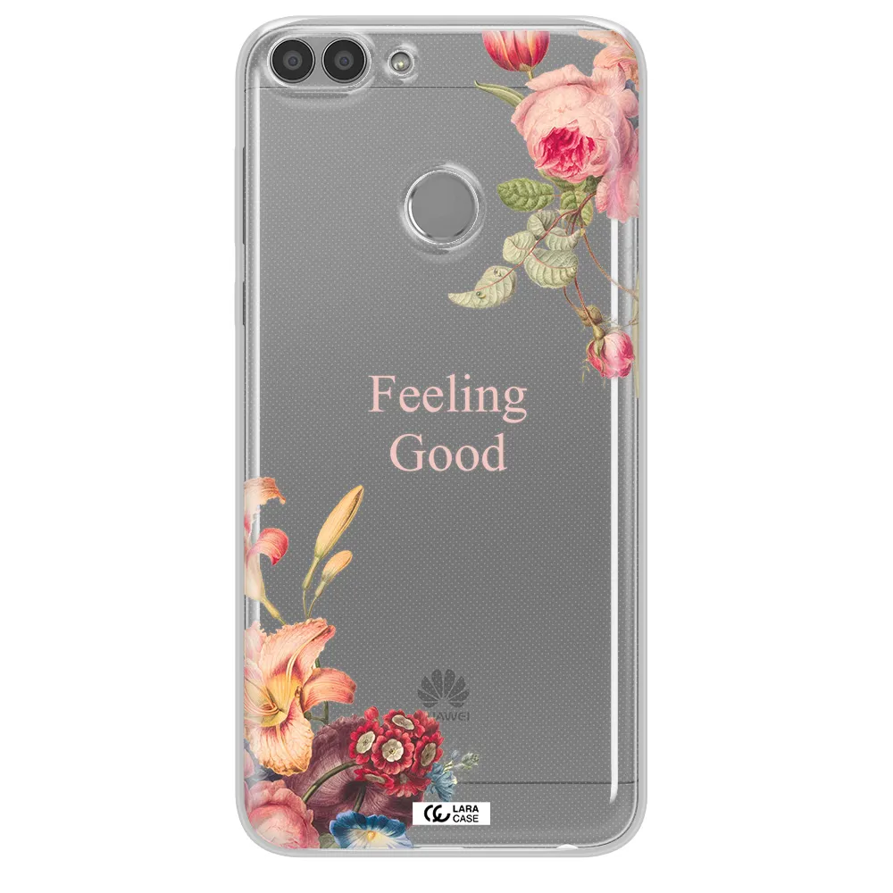 a close-up of flowers Huawei P Smart 2017 Clear TPU Case
