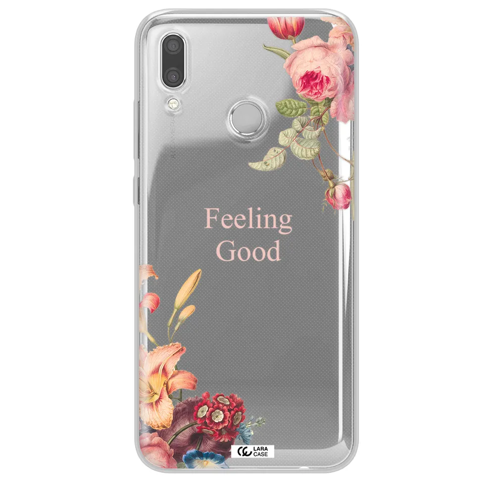 a close-up of flowers Huawei P Smart 2019 Clear TPU Case