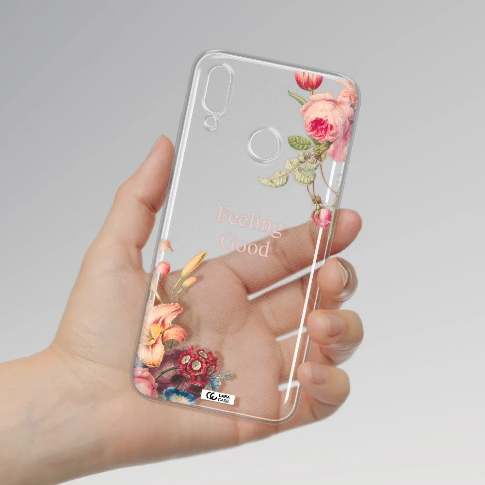 a close-up of flowers Huawei P Smart 2019 Clear TPU Case