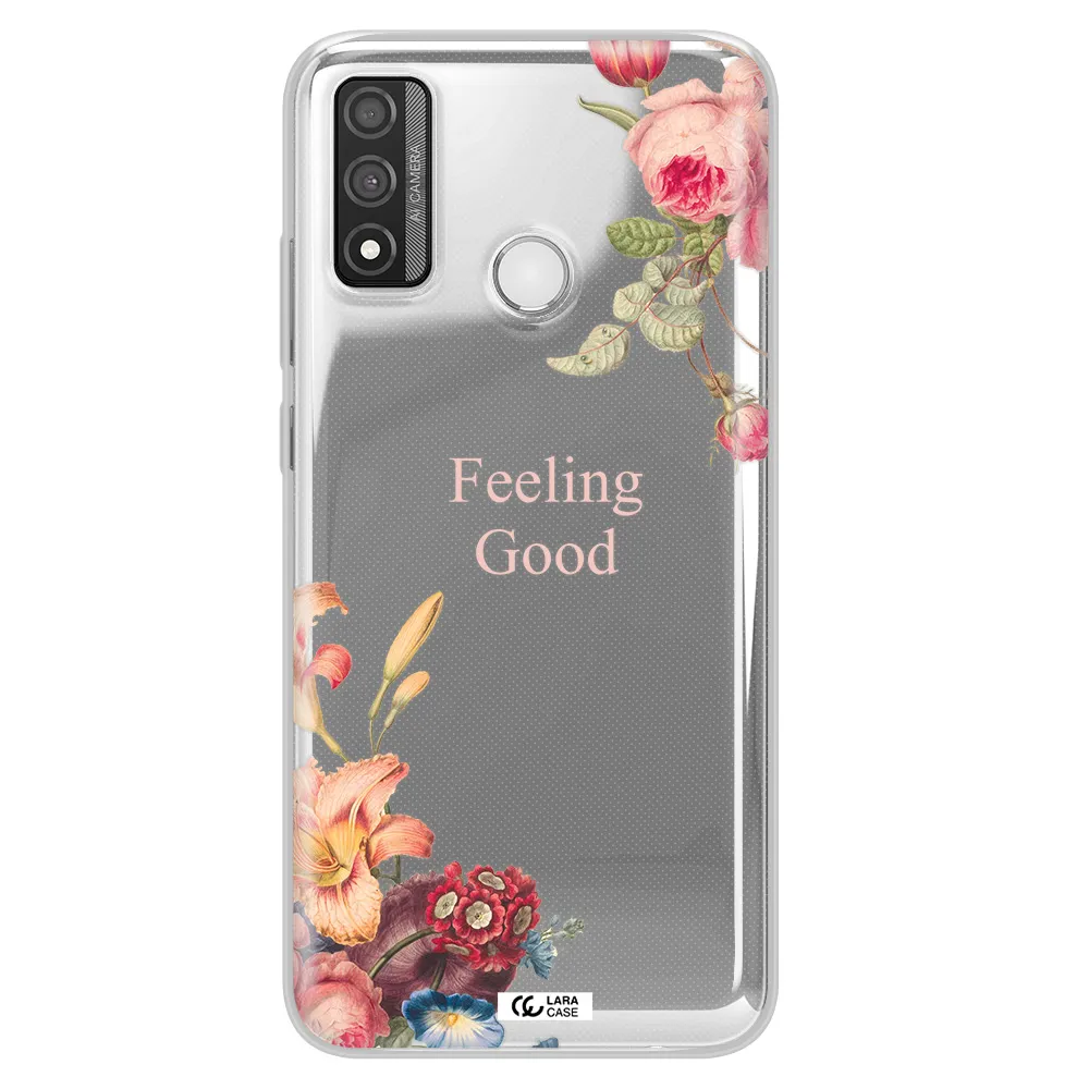 a close-up of flowers Huawei P Smart 2020 Clear TPU Case