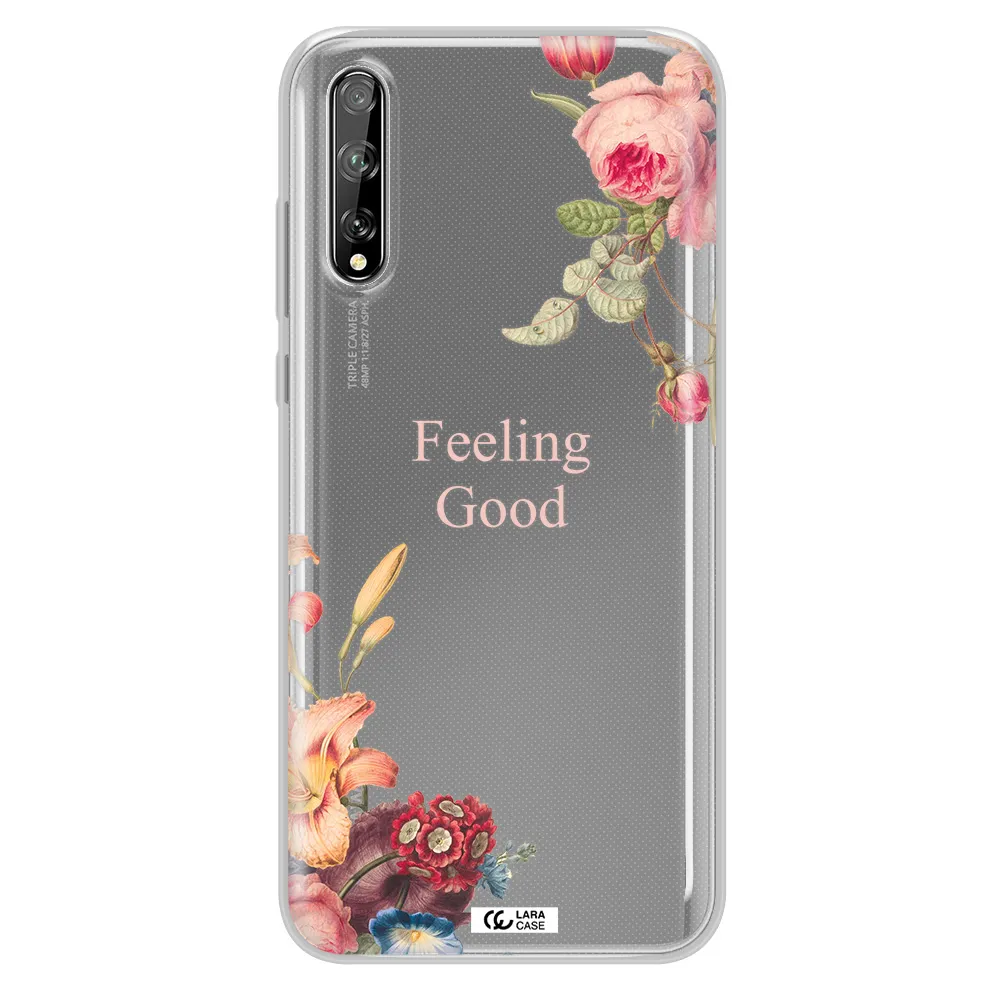 a close-up of flowers Huawei P Smart S Clear TPU Case