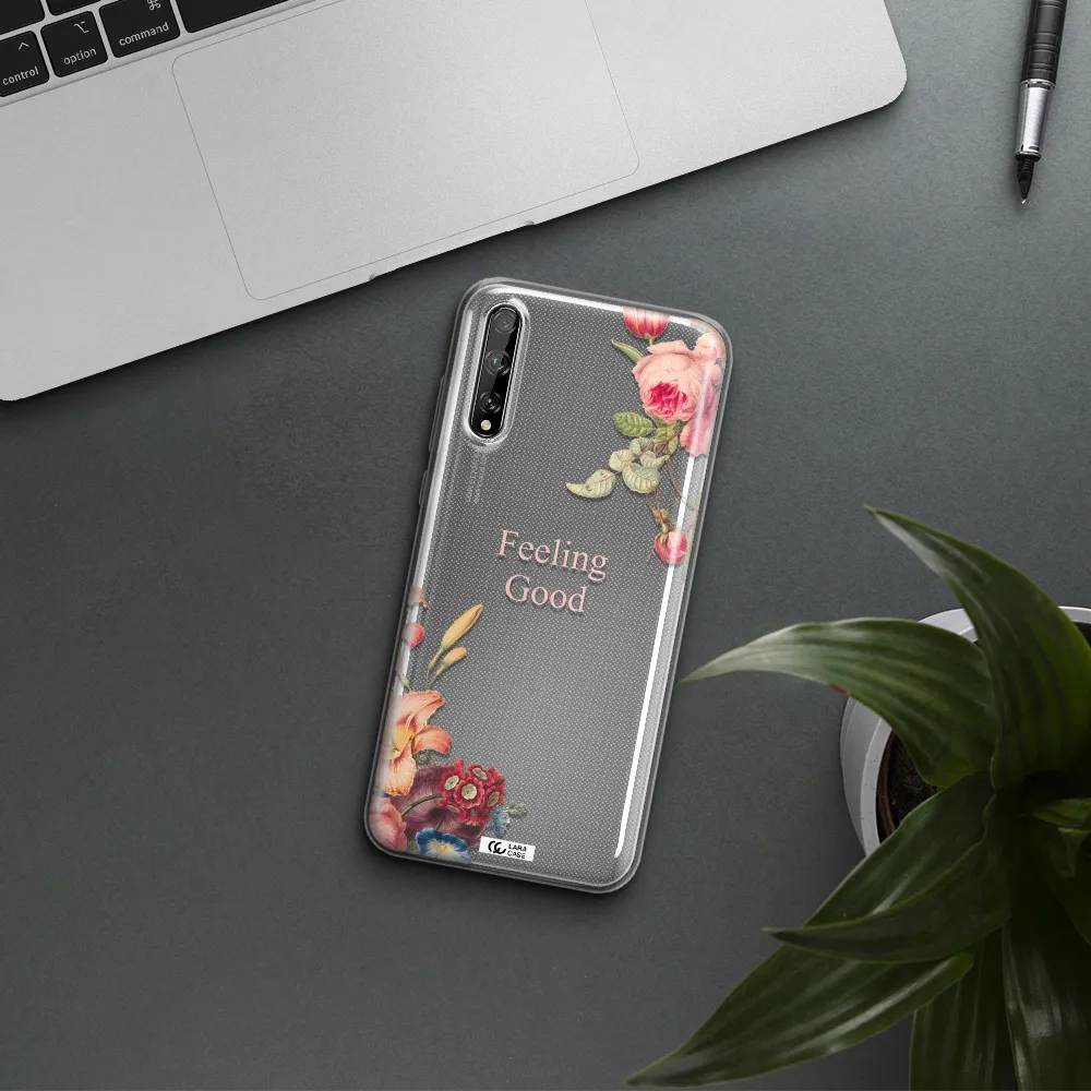 a close-up of flowers Huawei P Smart S Clear TPU Case