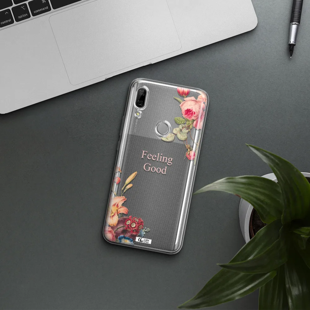 a close-up of flowers Huawei P Smart Z Clear TPU Case