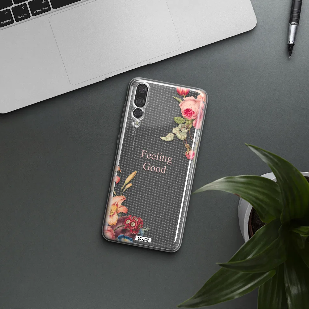 a close-up of flowers Huawei P20 Pro Clear TPU Case