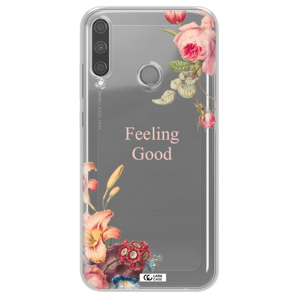 a close-up of flowers Huawei P40 Lite E Clear TPU Case