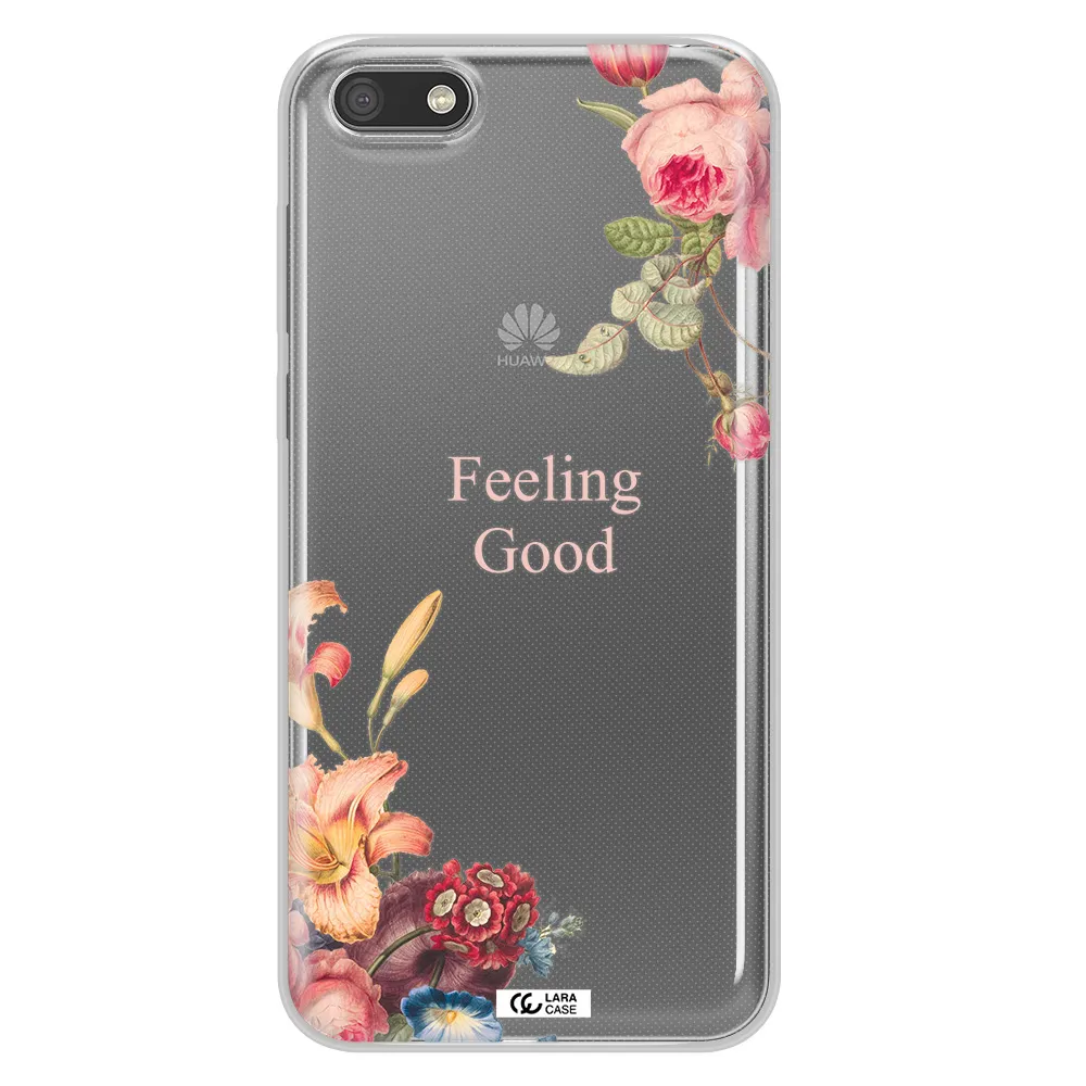 a close-up of flowers Huawei Y5 2018 Clear TPU Case