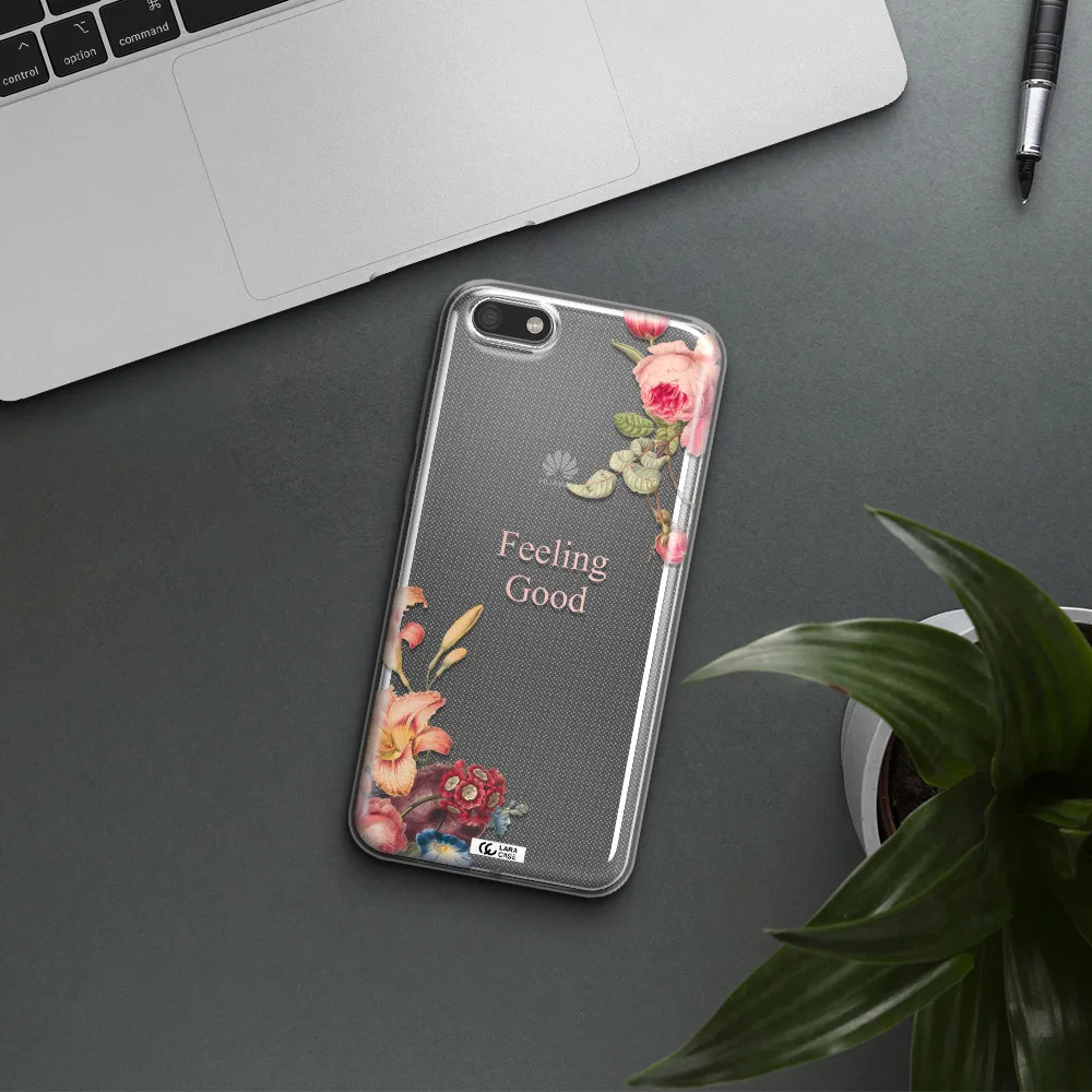 a close-up of flowers Huawei Y5 2018 Clear TPU Case
