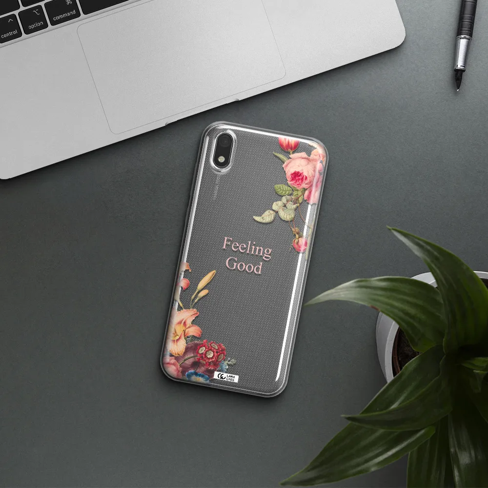 a close-up of flowers Huawei Y5 2019 Clear TPU Case