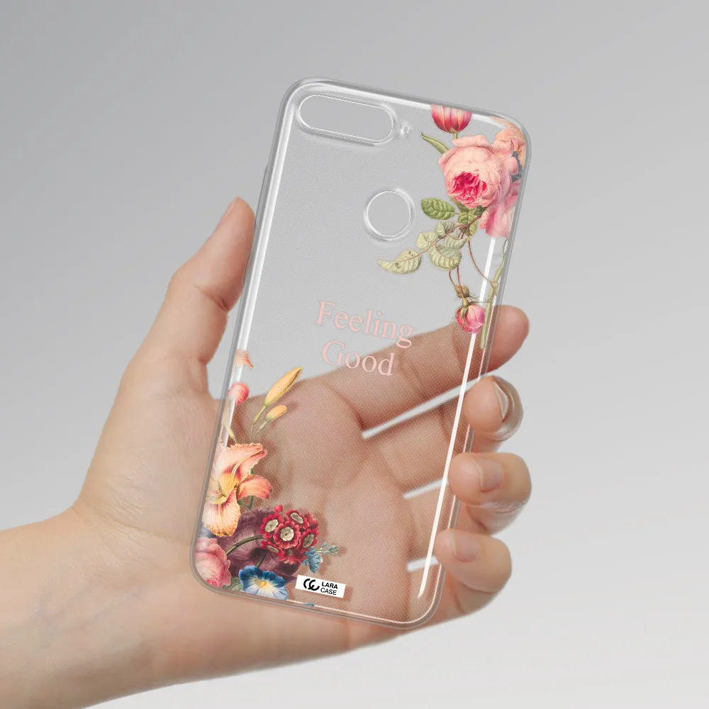 a close-up of flowers Huawei Y6 Prime 2018 Clear TPU Case