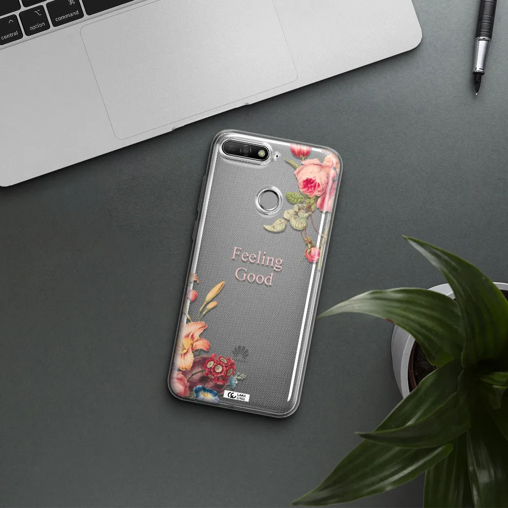 a close-up of flowers Huawei Y6 Prime 2018 Clear TPU Case