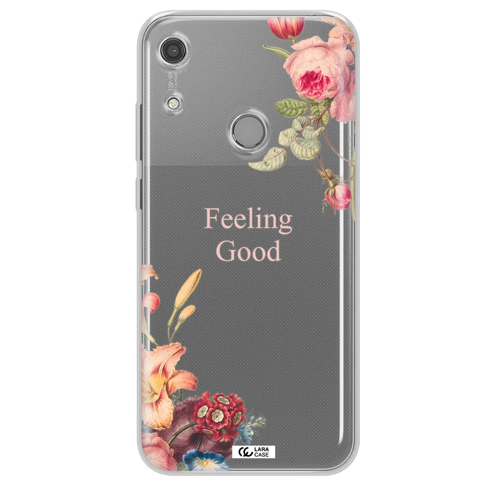 a close-up of flowers Huawei Y6S Clear TPU Case