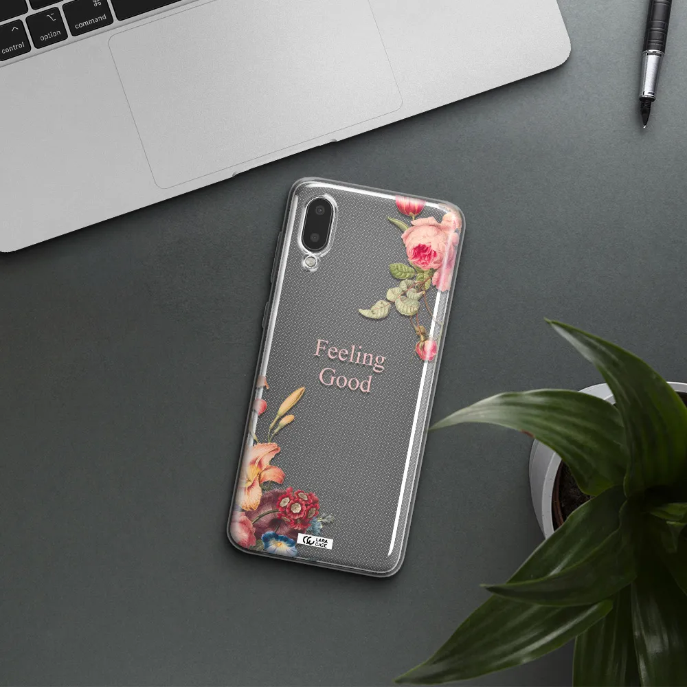 a close-up of flowers Samsung A02 Clear TPU Case