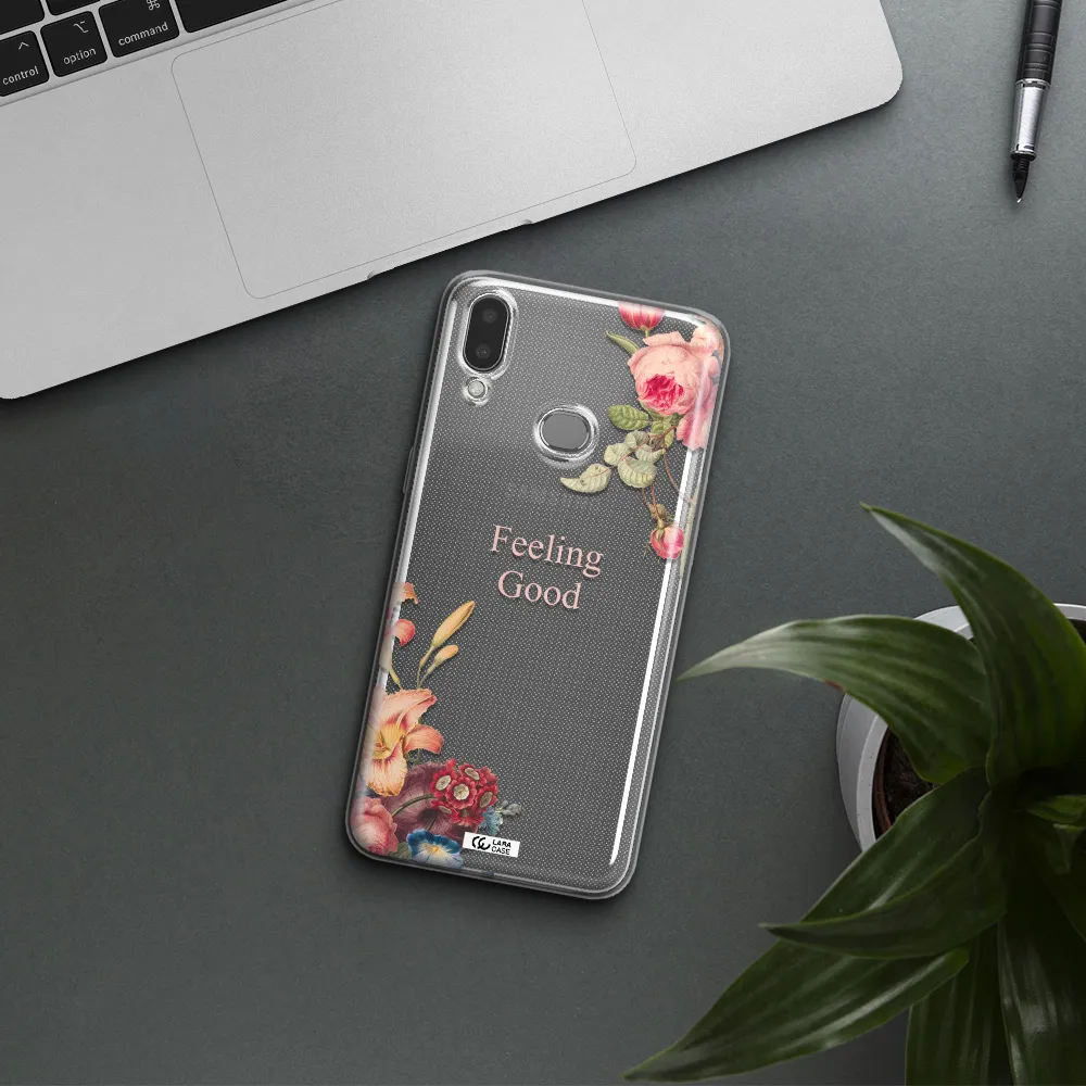 a close-up of flowers Samsung A10S Clear TPU Case