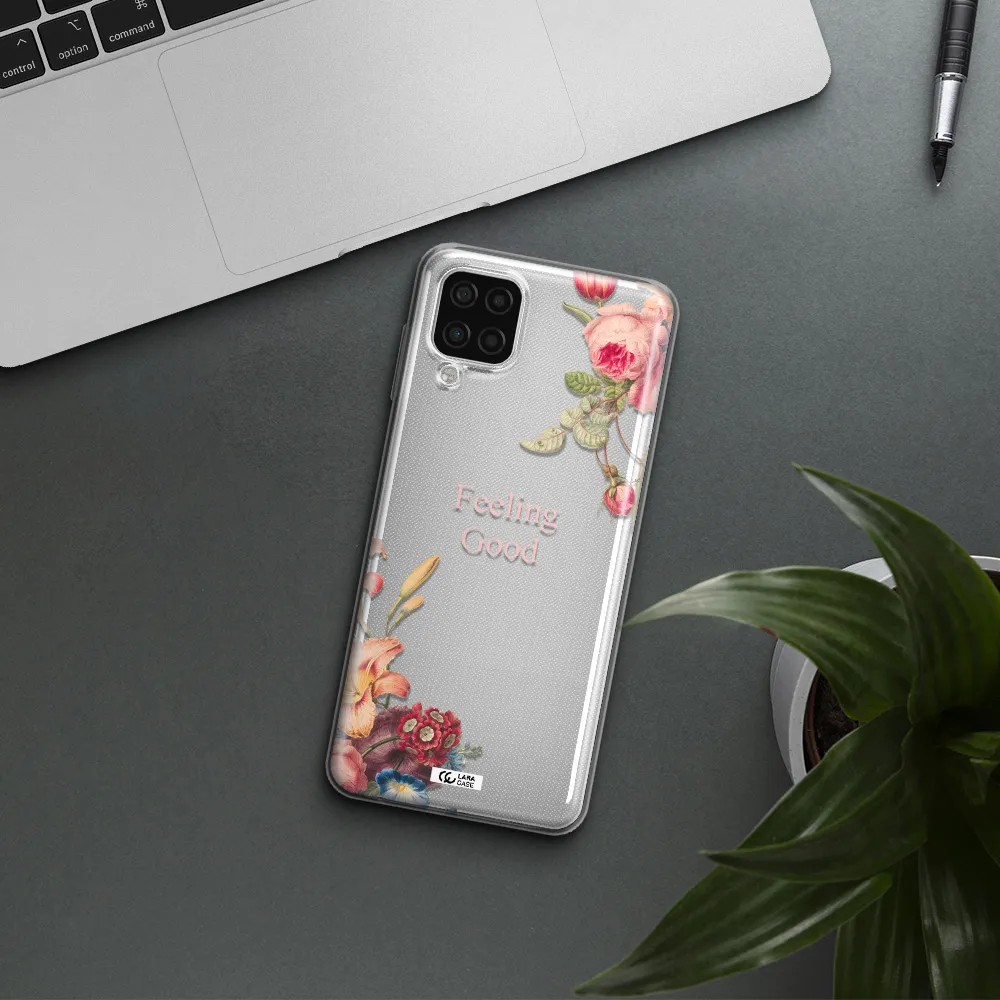 a close-up of flowers Samsung A12 4g Clear TPU Case