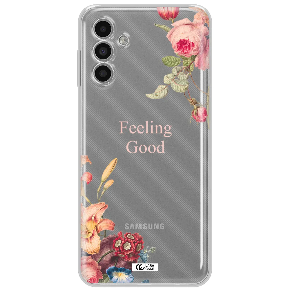 A Close-Up Of Flowers Samsung A13 5G Clear Tpu Case
