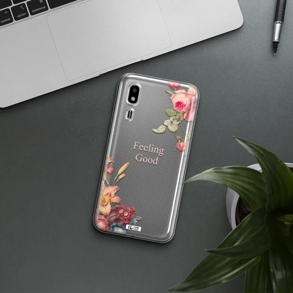a close-up of flowers Samsung A2 Core Clear TPU Case