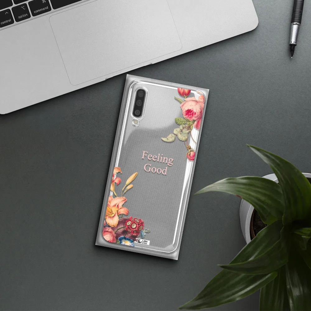 A Close-Up Of Flowers Samsung A50S Clear Tpu Case
