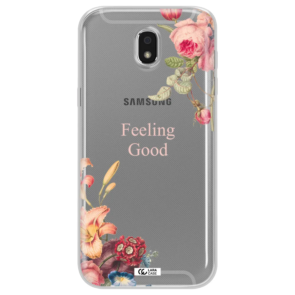 a close-up of flowers Samsung J5 2017 Clear TPU Case