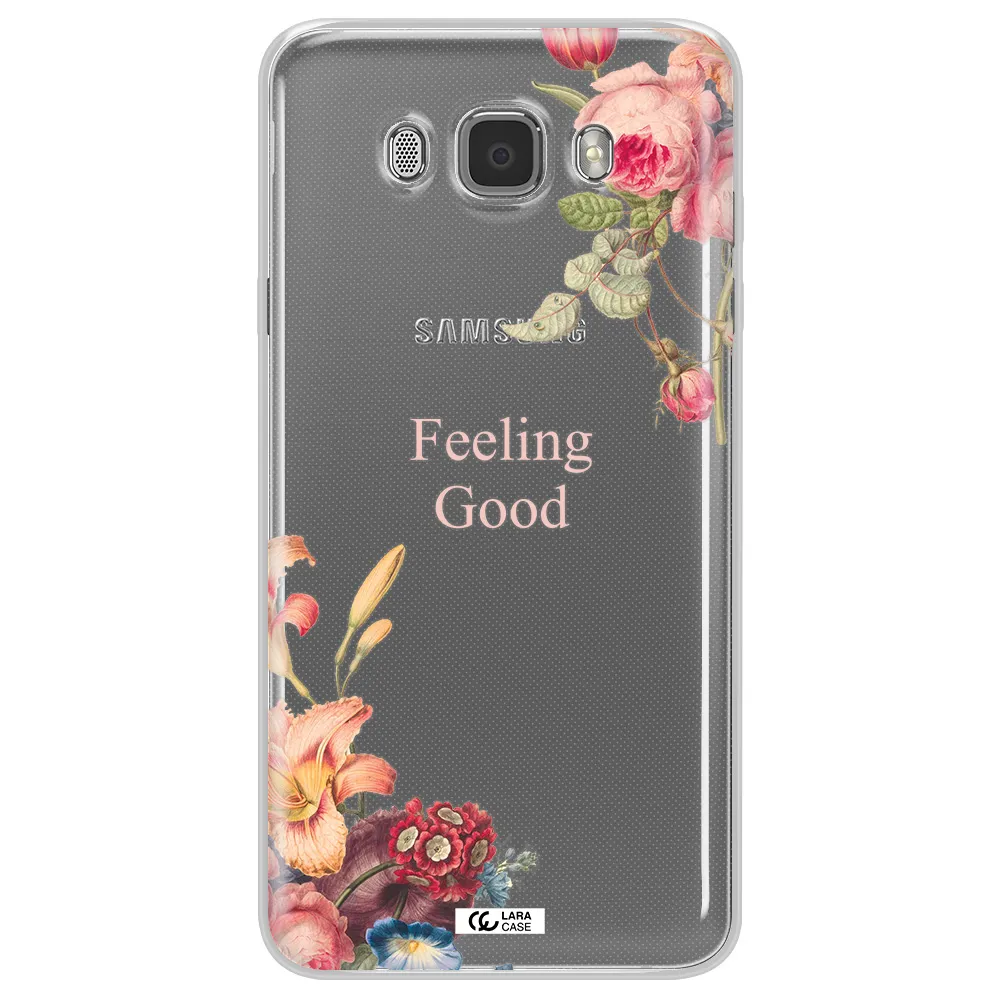 a close-up of flowers Samsung J7 2016 Clear TPU Case