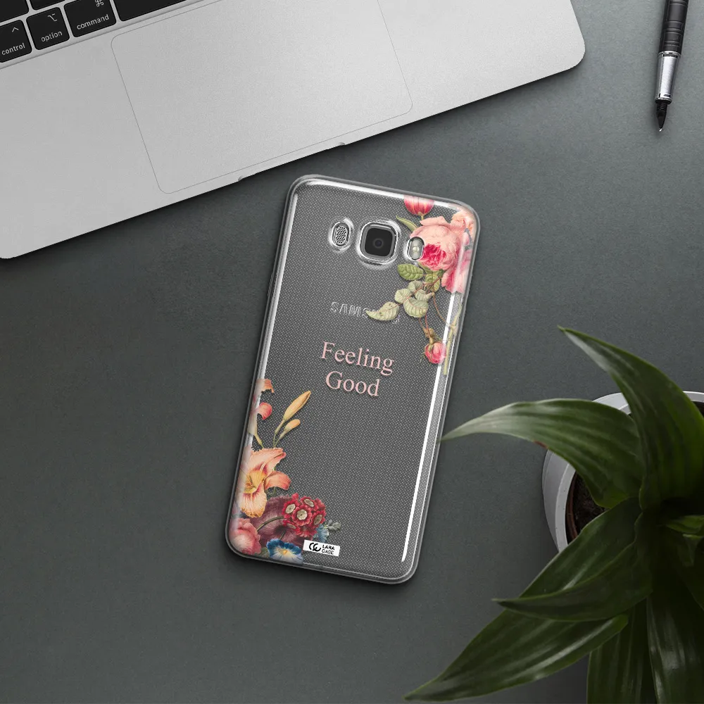 a close-up of flowers Samsung J7 2016 Clear TPU Case