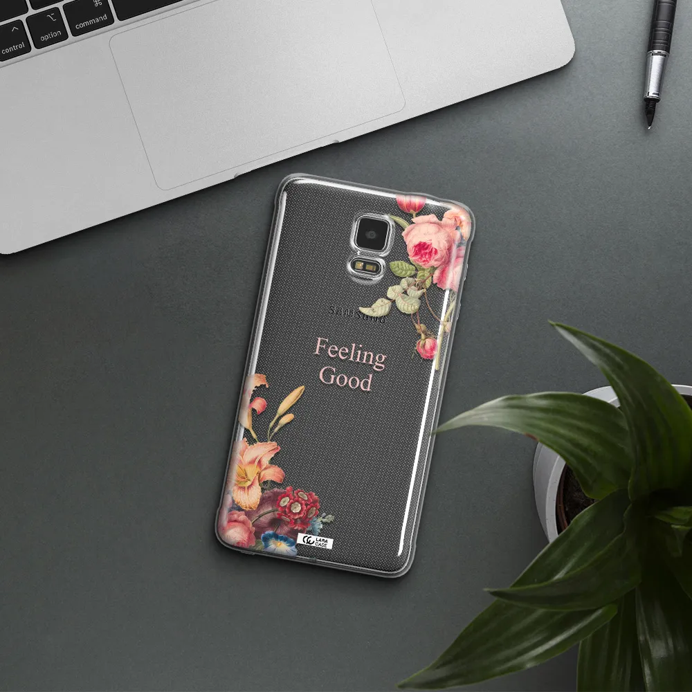 a close-up of flowers Samsung Note 4 Clear TPU Case