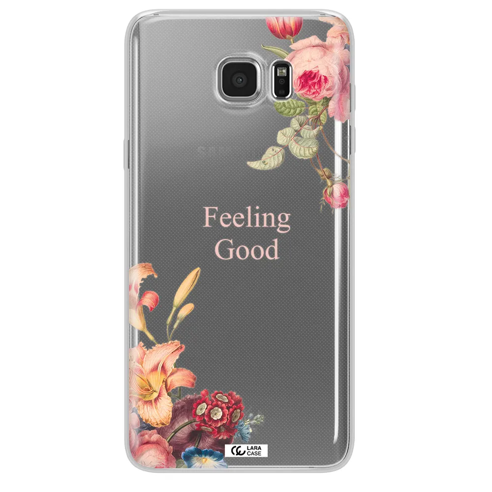 a close-up of flowers Samsung Note 5 Clear TPU Case