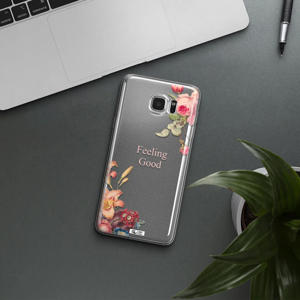 a close-up of flowers Samsung Note 5 Clear TPU Case