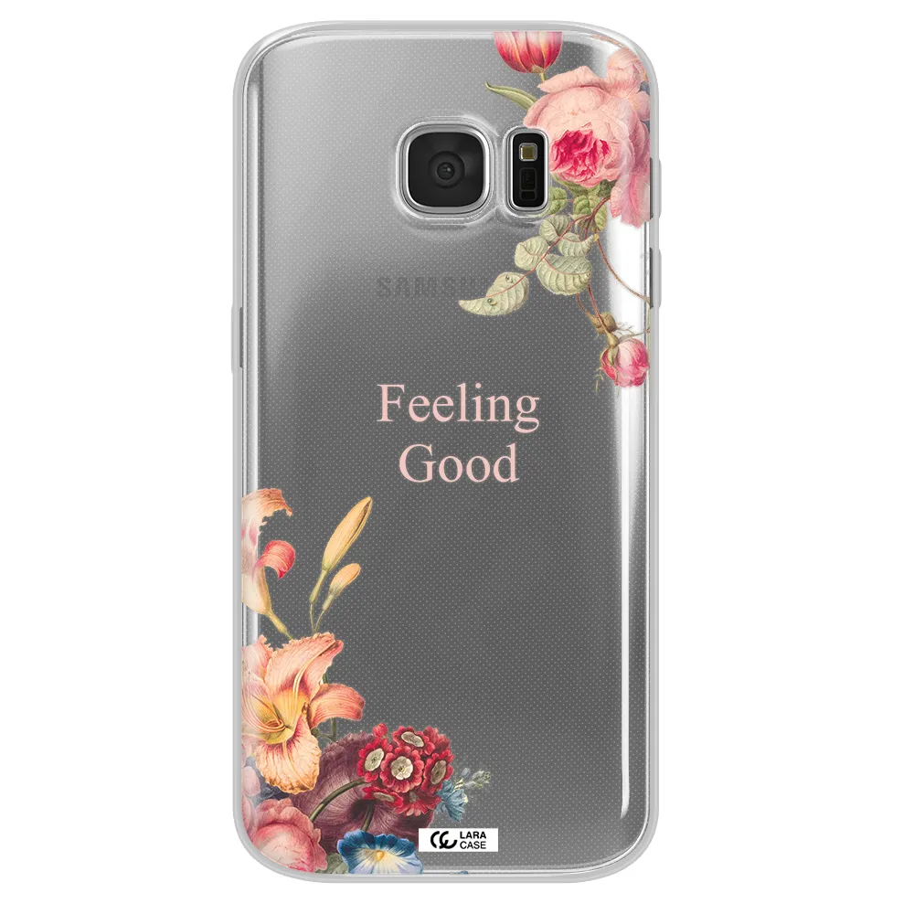 a close-up of flowers Samsung S 7 Clear TPU Case