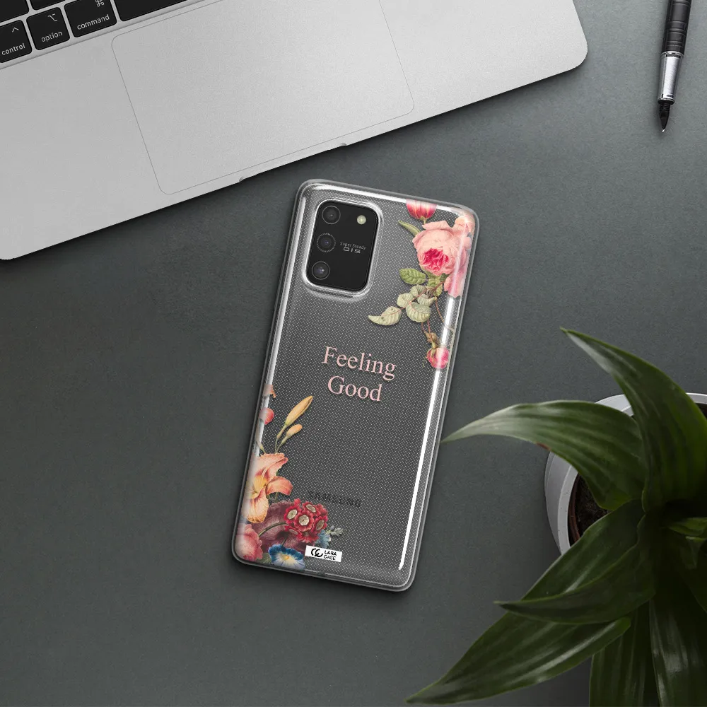 a close-up of flowers Samsung S10 Lite Clear TPU Case