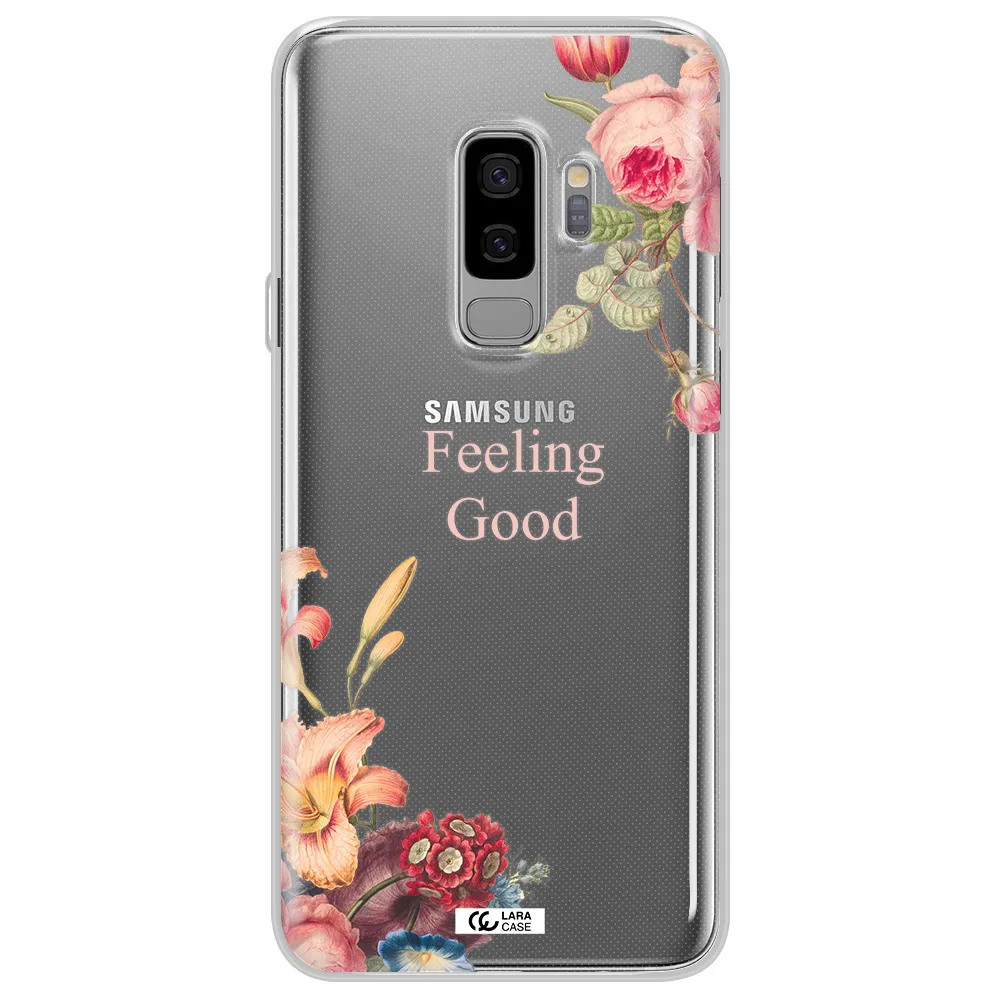 a close-up of flowers Samsung S9 Plus Clear TPU Case