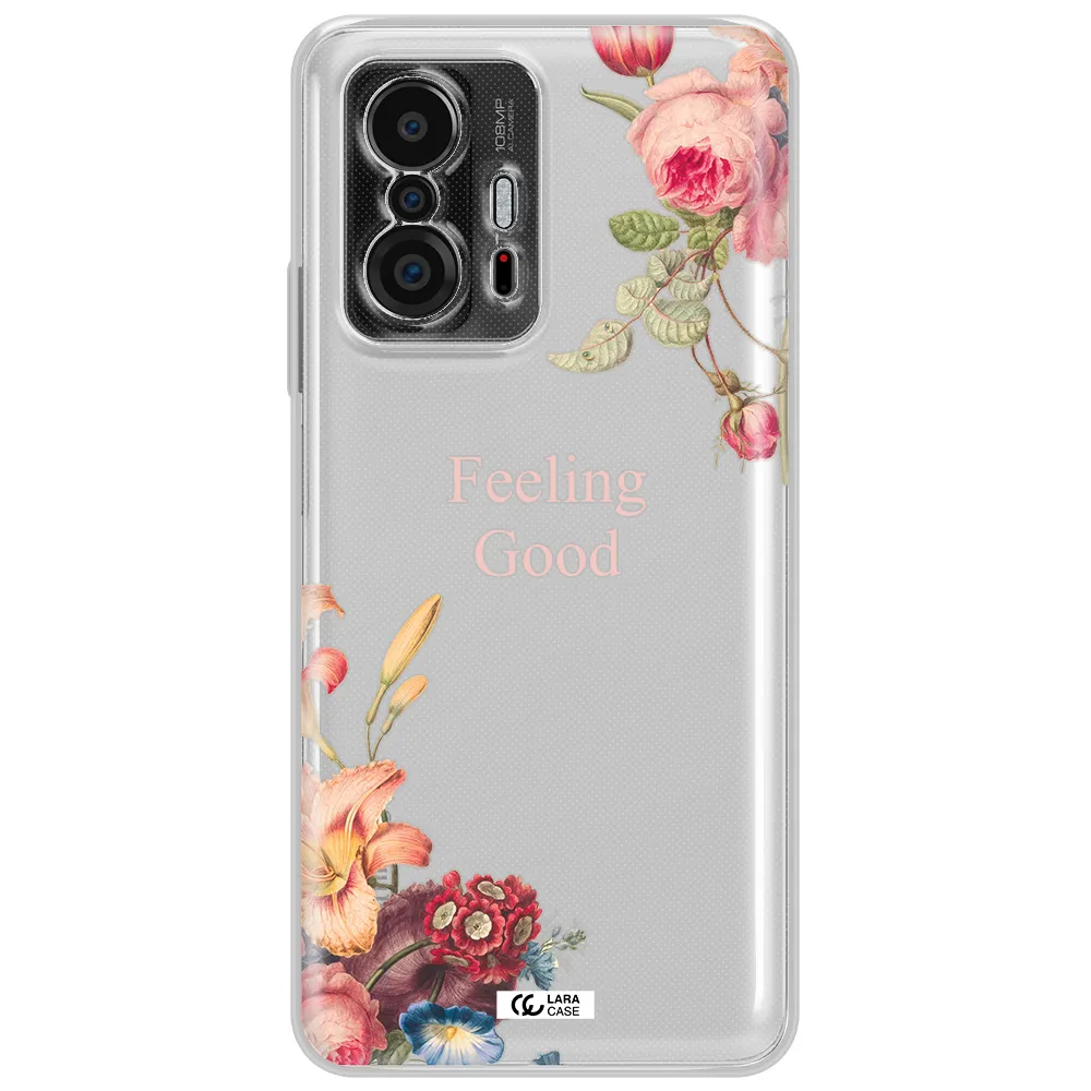 A Close-Up Of Flowers Xiaomi 11T Clear Tpu Case