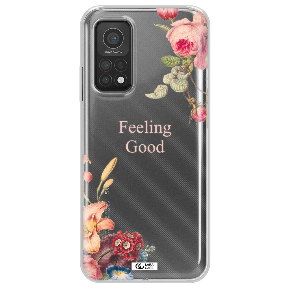 a close-up of flowers Xiaomi Mi 10T Clear TPU Case