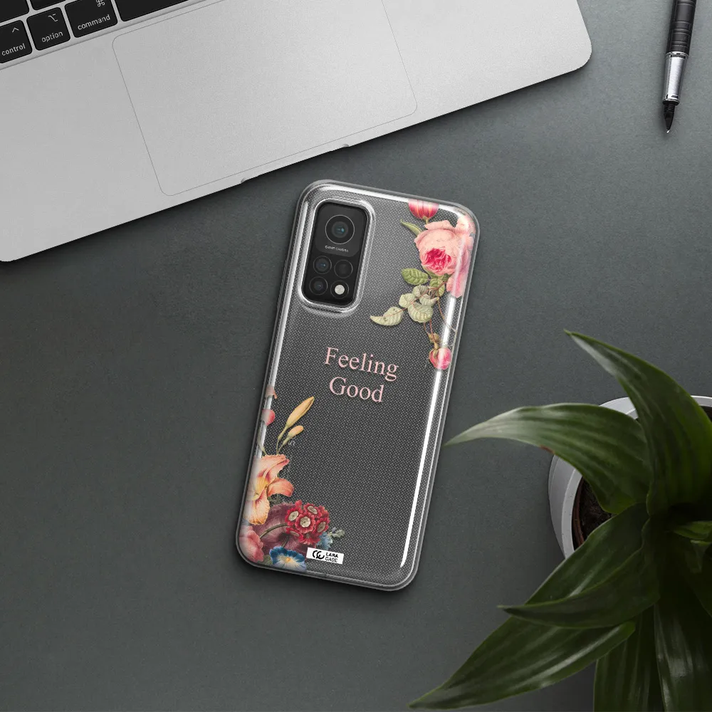 a close-up of flowers Xiaomi Mi 10T Clear TPU Case
