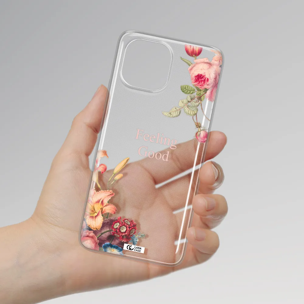 a close-up of flowers Xiaomi Mi 11 Lite Clear TPU Case