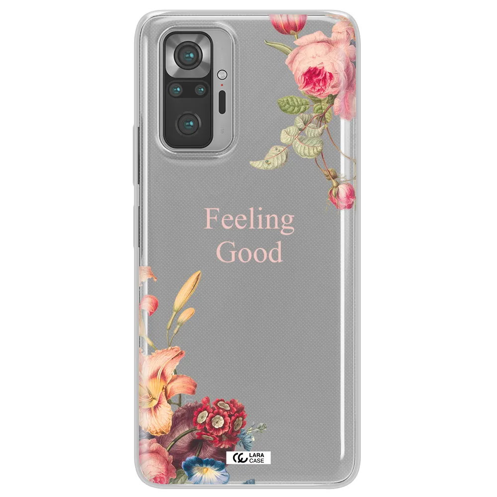 a close-up of flowers Xiaomi Note 10 Pro Clear TPU Case