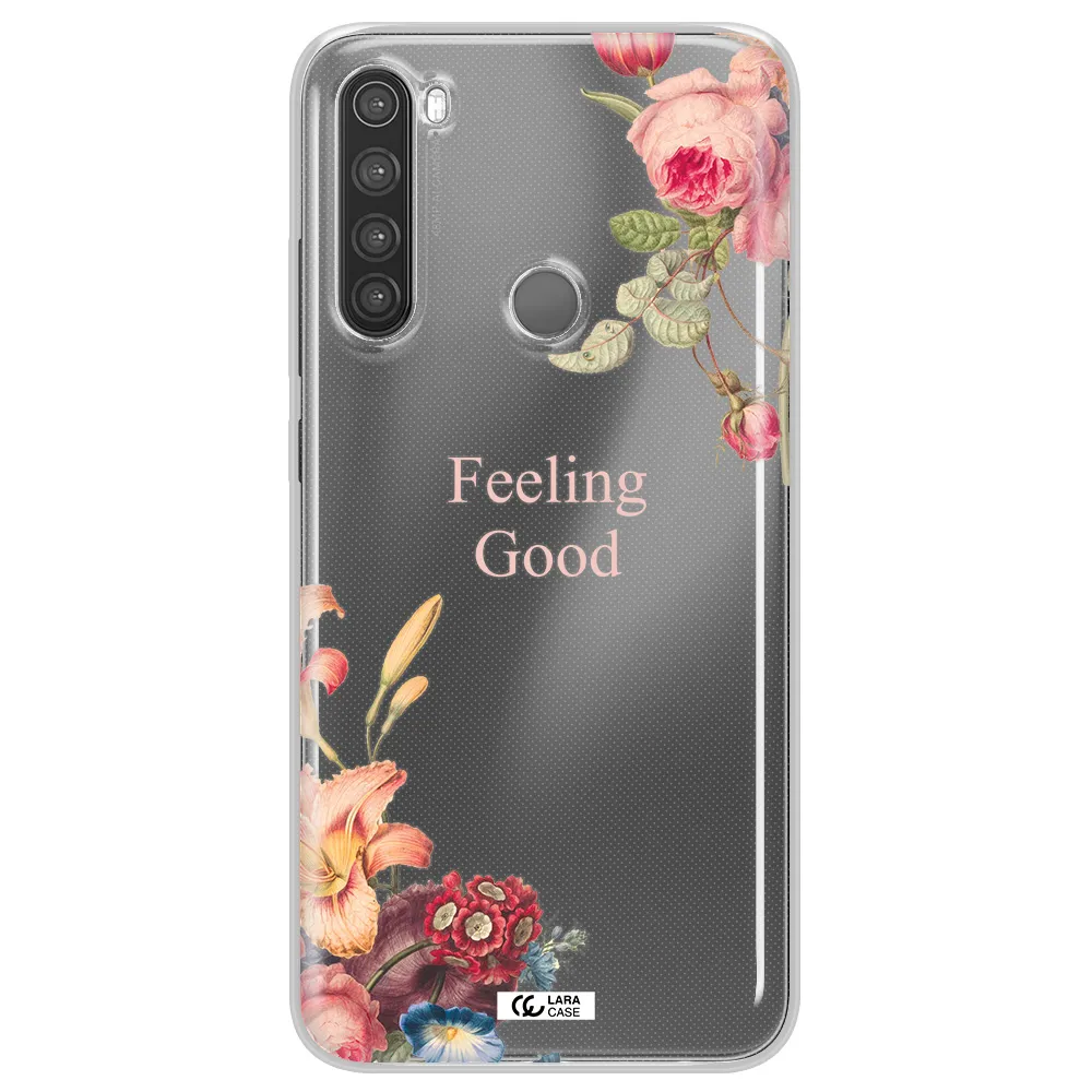 a close-up of flowers Xiaomi Note 8 Clear TPU Case