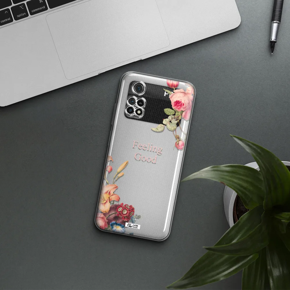 A Close-Up Of Flowers Xiaomi Poco M4 Pro 4G Clear Tpu Case