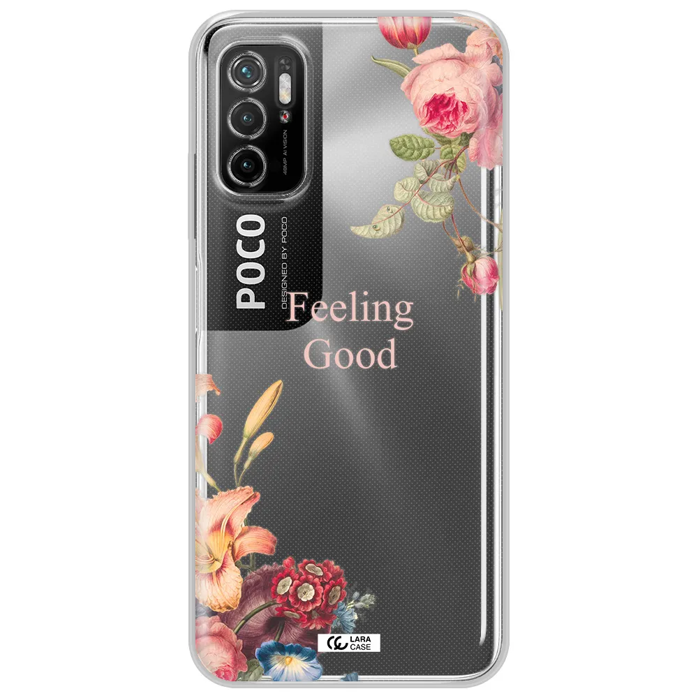 A Close-Up Of Flowers Xiaomi Poco M4 Pro 5G Clear Tpu Case