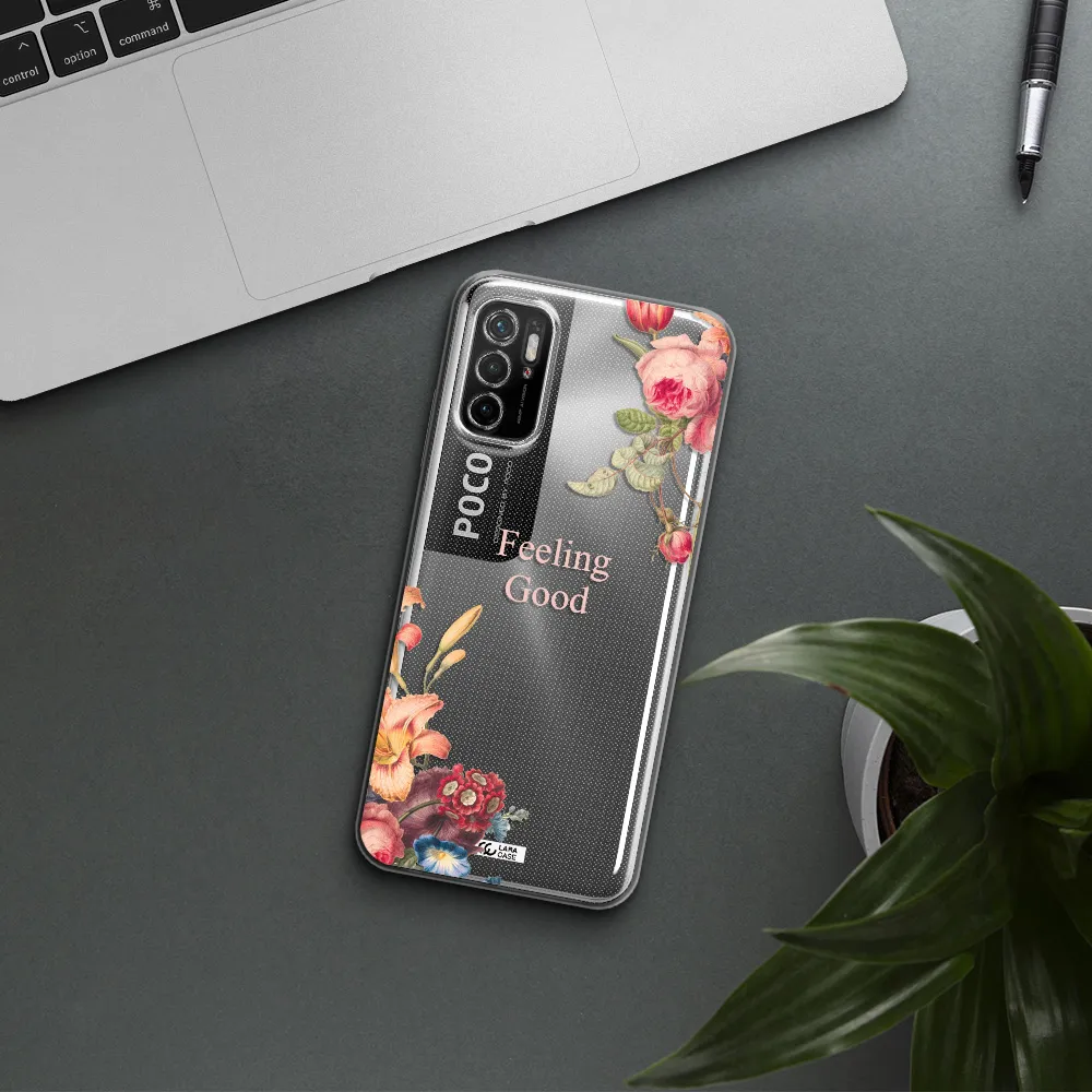 A Close-Up Of Flowers Xiaomi Poco M4 Pro 5G Clear Tpu Case